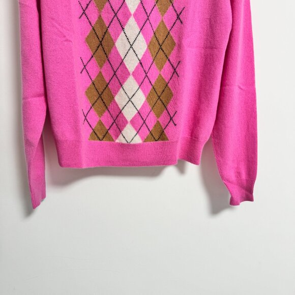 Miu Miu Argyle cashmere polo sweater - Picture 7 of 14